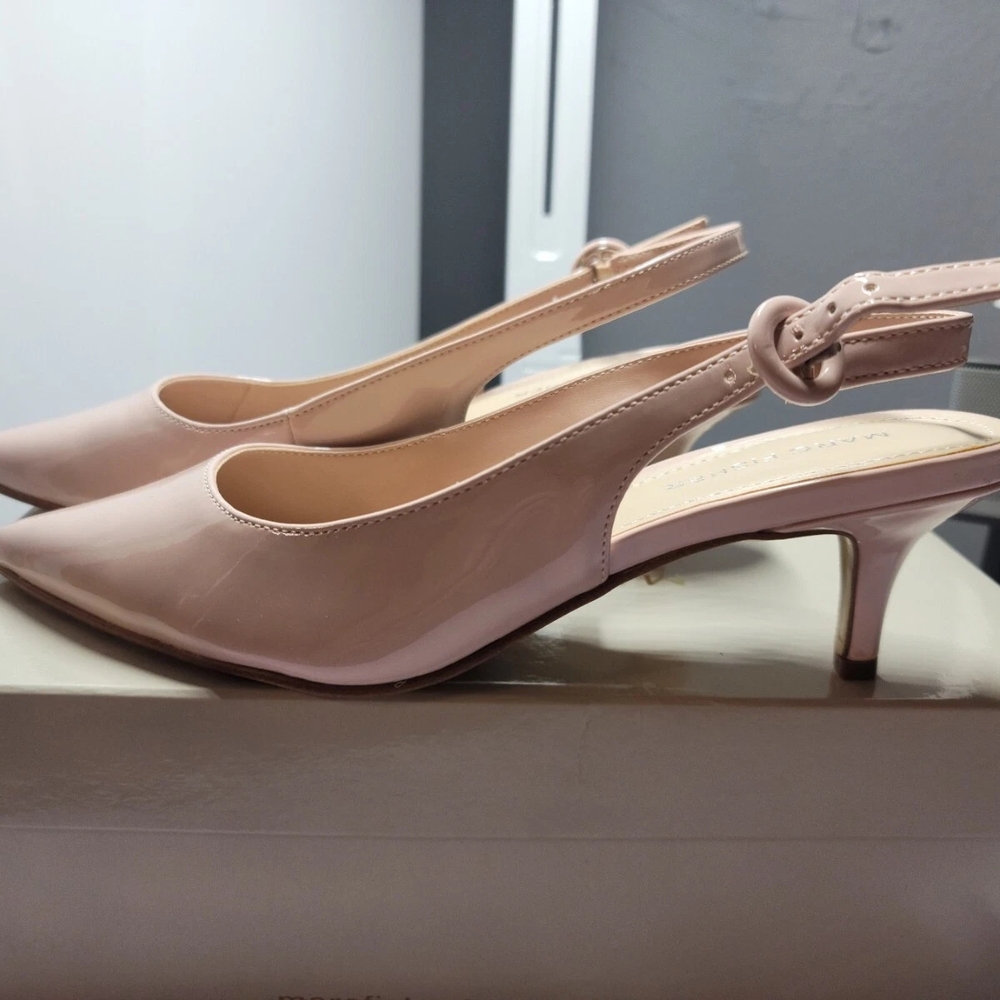 Marc Fisher Nude  Heels Size 7.5 - Picture 5 of 5
